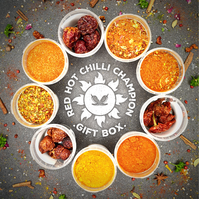 Red Hot Chilli Champion Gift Box  | Spice Hampers | Gift Sets